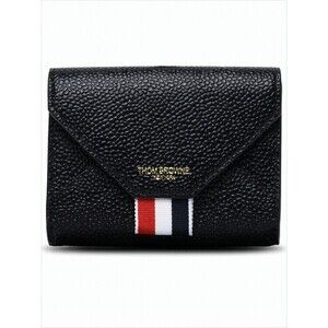 Thom Browne Calf Leather Card Wallet With Envelope Flap - NWT